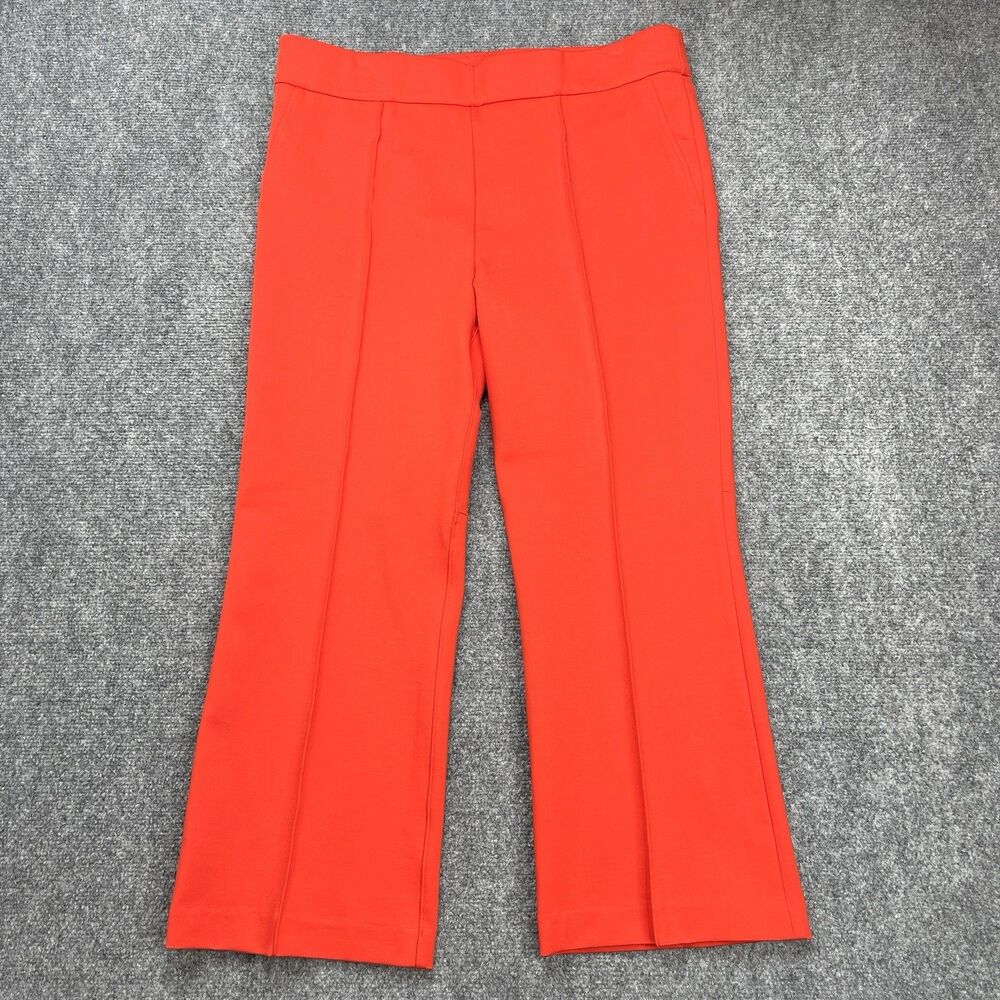 Spanx Perfect Fit  Ponte Pull On Pants Sz 1X Petite Tummy Control Orange 22378Q